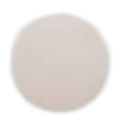 Beige Sheer Nylon Tulle Circles 9 Inch#whtbkgd
