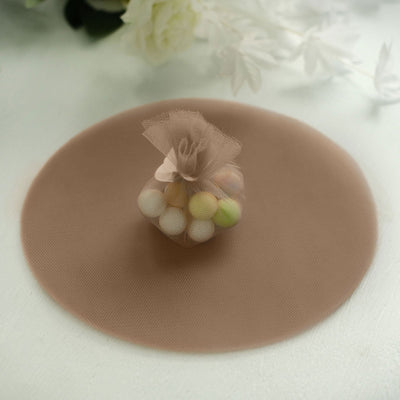 Elevate Your Event with Natural Sheer Tulle Circles