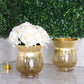 Crackle Glass Flower Vase, Hurricane Candle Holders