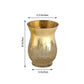 Gold Crackle Glass Flower Vase, Hurricane Candle Holders