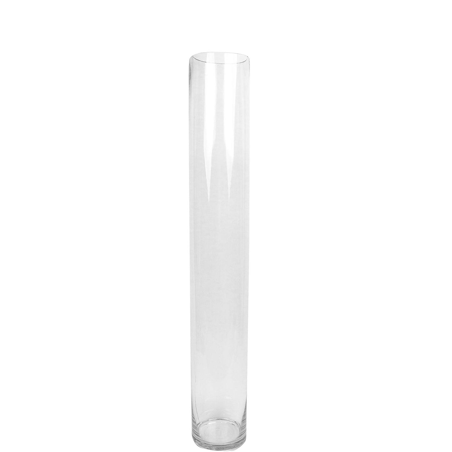 40 Inch Heavy Duty Clear Glass Cylinder Vase 2 Pack