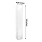 Clear 2 Pack Glass Square Flower Vases 28 Inches
