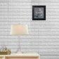 White foam brick peel and stick 3D wall tile panels covering a bright interior space.