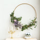 36" Gold Heavy Duty Metal Hoop Wreath, Floral Hoop