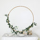 Metal Hoop Wreath, Floral Hoop, Wedding Hoops