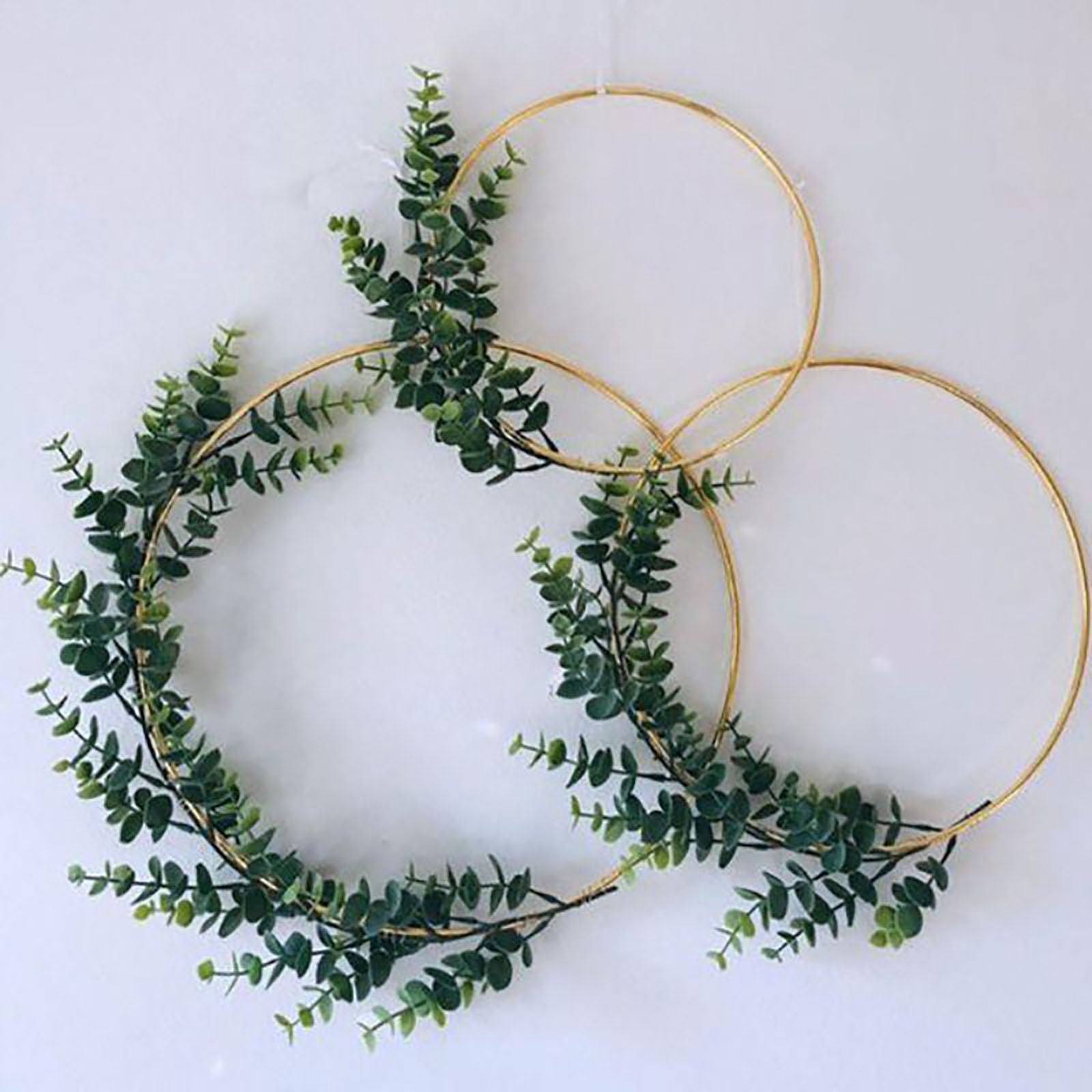 40" Gold Heavy Duty Metal Hoop Wreath, Floral Hoop
