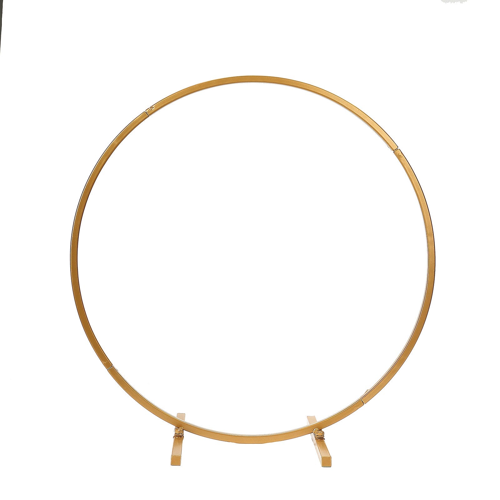 Gold Round Metal Arch Tabletop Wedding Decor 20 Inch#whtbkgd