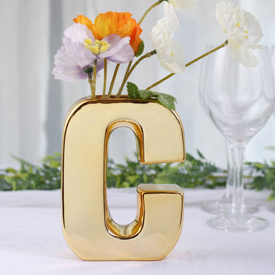 Elevate Your Decor with the Gold Plated Letter 'C' Sculpture