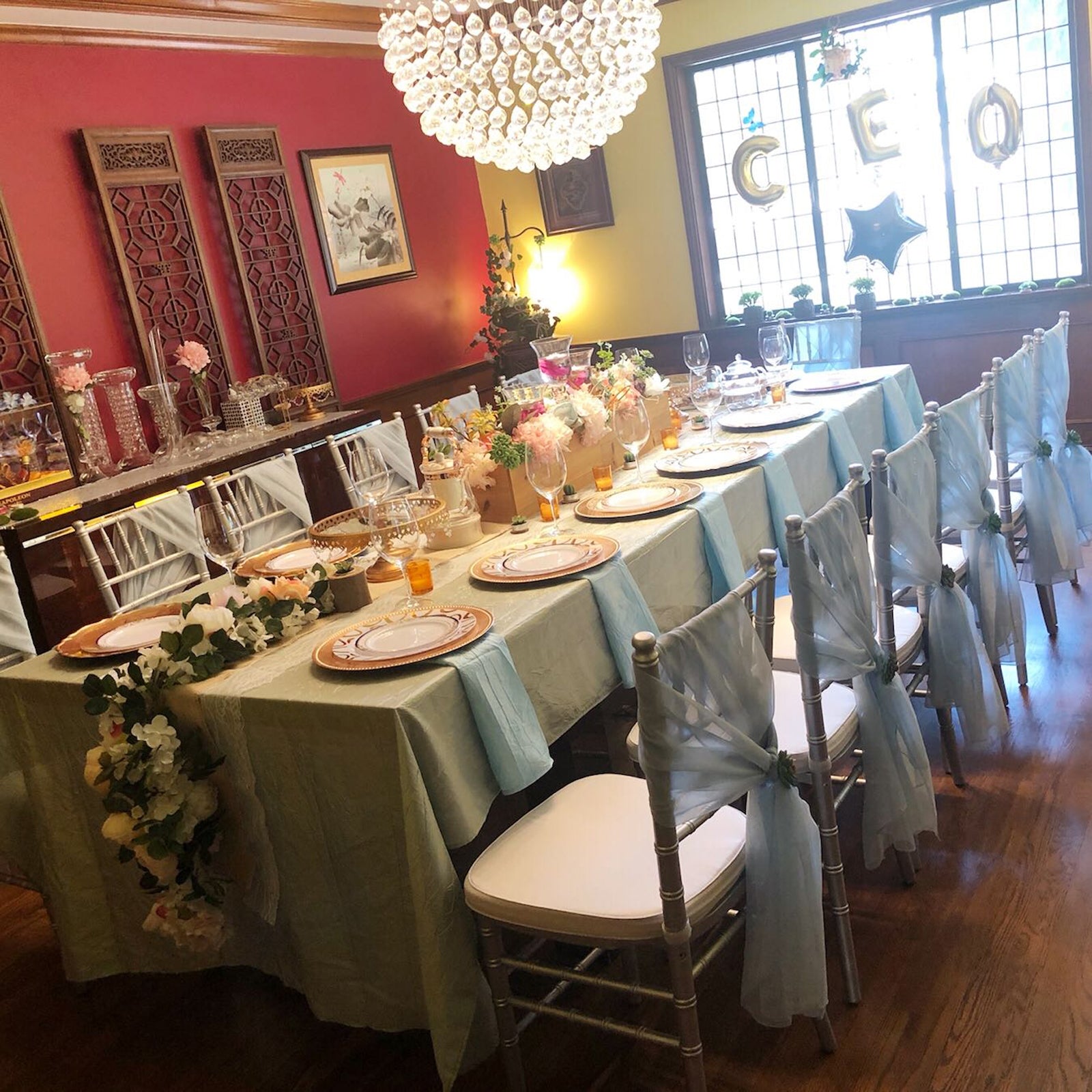 22inchx78inch Silver DIY Premium Designer Chiffon Chair Sashes